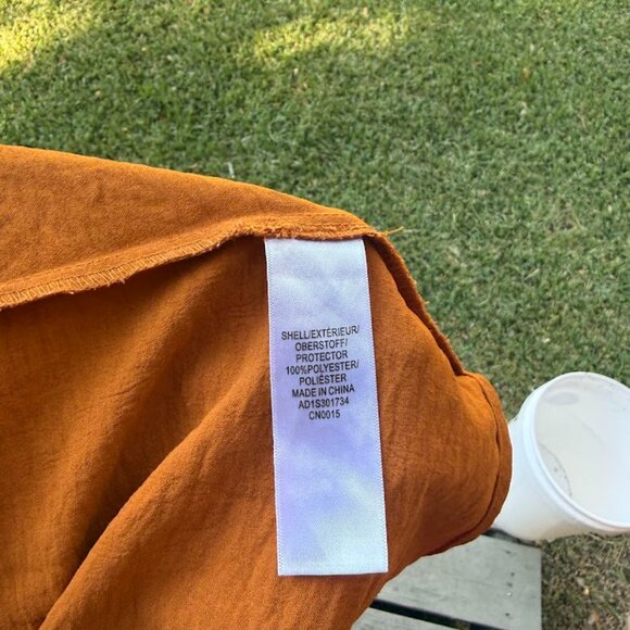 Adrianna Papell Mustard Yellow Blouse (Size XL) - Picture 3 of 3